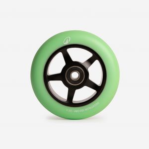 Roue trottinette freestyle core alu noir pu blanc 100 mm - DECATHLON