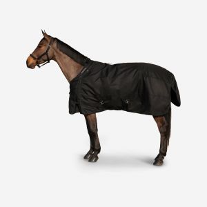 Couverture &eacute;quitation imperm&eacute;able 1000 d cheval et poney - ALLWEATHER 200 g