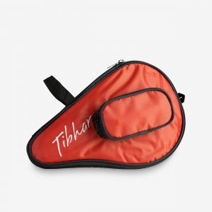 HOUSSE DE RAQUETTE DE TENNIS DE TABLE SQUARE ROUGE - TIBHAR