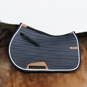 Tapis de selle &eacute;quitation cheval et poney - 900 pimp bleu