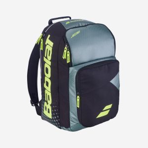 Sac &agrave; dos de tennis - Babolat pure aero 40 L noir gris et jaune