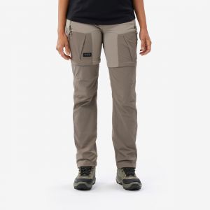 Pantalon modulable 2 en 1 de trek montagne - mt500 - femme