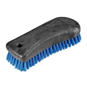 Brosse douce grand modèle équitation SCHOOLING bleu éléctrique - FOUGANZA