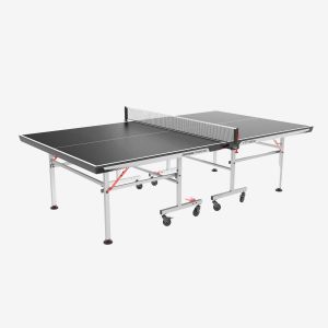 Table de tennis de table intérieure compacte avec filet innovant, TTT 130.2 Noir - PONGORI