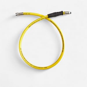 Flexible moyenne pression jaune 1,0 m&egrave;tre