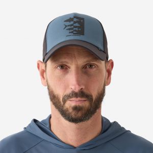 Casquette de p&ecirc;che 500 - D&eacute;perlante Bleue et Noire