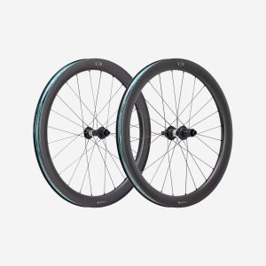 PAIRE DE ROUES ROUTE ET GRAVEL VAN RYSEL VR 50 CARBONE SHIMANO HG - VAN RYSEL