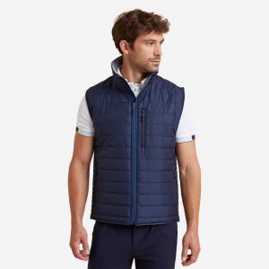Doudoune sans manche équitation homme 100 Marine - FOUGANZA