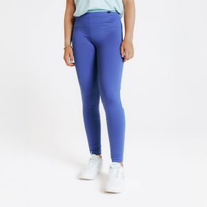 Legging équitation léger Enfant - 100 Bleu Comète / Vert Céladon - FOUGANZA