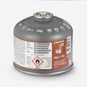 Cartouche de gaz &agrave; vis temps froids 230 grammes temp&eacute;ratures extr&ecirc;mes