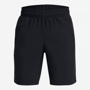 Short enfant UA Woven, noir