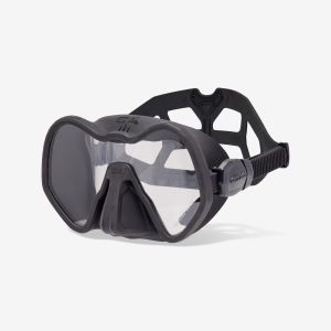 Masque plong&eacute;e, chasse sous-marine et apn&eacute;e mono verre anti bu&eacute;e, Skyline noir
