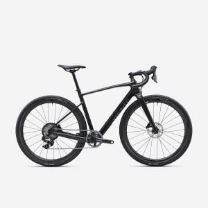 VELO GRAVEL VAN RYSEL GCR SRAM FORCE AXS XPLR CARBONE BRUT - VAN RYSEL