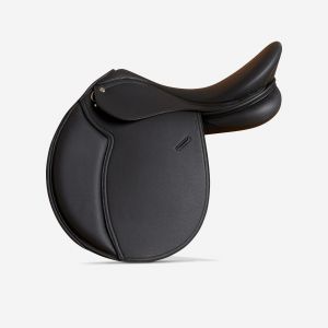 Seconde vie - Selle polyvalente synth&eacute;tique second choix 17,5' cheval et pone...