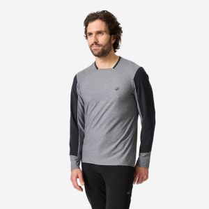 Maillot manches longues velo vtt expl 100 gris