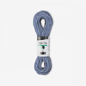 Corde d'escalade 10 mm x 35 m - klimb gym bleu