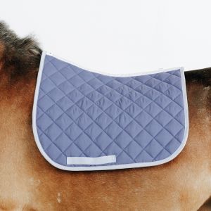 Tapis de selle &eacute;quitation poney - 100 bleu com&egrave;te