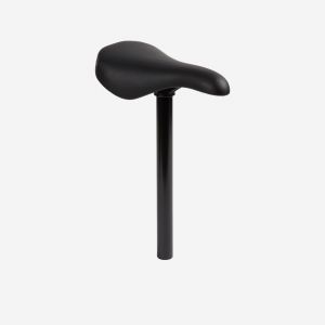 Selle de v&eacute;lo BMX + tige 25.4 mm noir