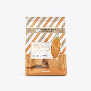 Biscuits équitation cheval et poney carotte - 200 gr - FOUGANZA