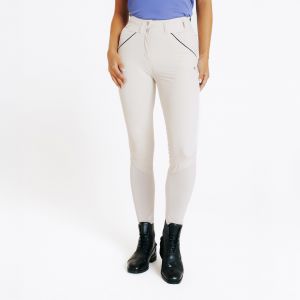 Pantalon équitation ultraléger Femme Beige - FOUGANZA
