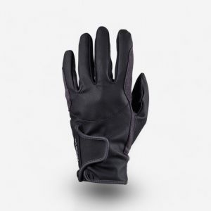 Gants équitation enfant 500 noir et gris - FOUGANZA