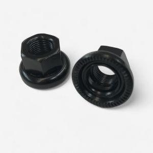 Paire de &eacute;crous m10 p1.0 pour roue arri&egrave;re du v&eacute;lo ville elops speed 500
