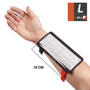 Porte-d&eacute;finitions TAILLE L pour la course d'orientation