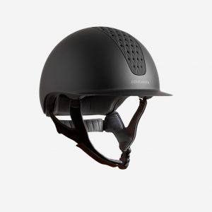 Casque équitation adulte et enfant - 520 noir mat - FOUGANZA