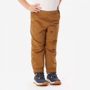Pantalon chaud et d&eacute;perlant de randonn&eacute;e enfant 2-6 ans, NH100 camel