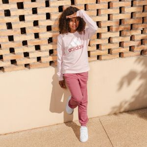 Surv&ecirc;tement imprim&eacute; logo Adidas fille - rose - ADIDAS