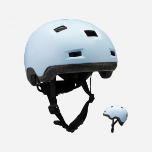 Casque enfant roller skateboard trottinette B100 bleu pastel - OXELO