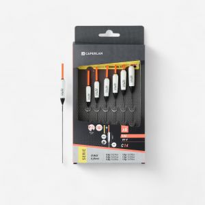 SERIE DE 6 FLOTTEURS PF- F900 C14 POUR LA PECHE DE LA CARPE AU COUP