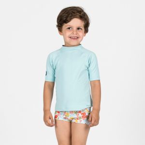 Boxer de bain Bébé / Enfant - Titou Zag blanc - NABAIJI