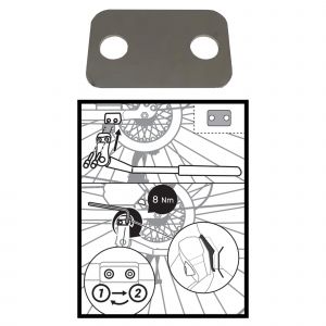 BÉQUILLE PLAQUE KING EVO / MOOI M5 / M6 - BTWIN