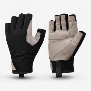 Mitaine de Via Ferrata, noir et beige