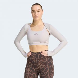 Bolero de fitness femme, gris