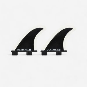 2 ailerons soft edge side pour Longboard . Fixation FCS 1 fusion - OLAIAN