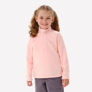 Polaire de randonn&eacute;e - mh100 rose - enfant 2-6 ans