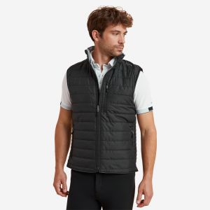 Doudoune sans manche équitation homme 100 Noir - FOUGANZA