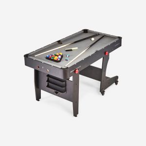 Table de billard pliable américain - BT 500 US tapis gris - PONGORI