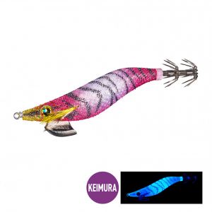 Turlutte seiches & calamars SEPHIA Clinch Flash Boost Rattle 3.0 Pink Prawn - SHIMANO