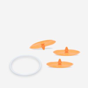 Kit de 3 valves orange + joint tuba du masque Easybreath