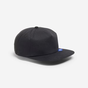 Casquette 6 Panels à visière plate, noir - DECATHLON