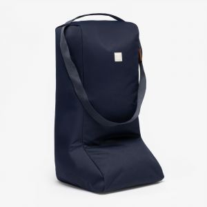 Sac &agrave; bottes &eacute;quitation adulte et enfant - bleu et marron
