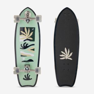 Longboard surfskate surftraining 31" Spirit green