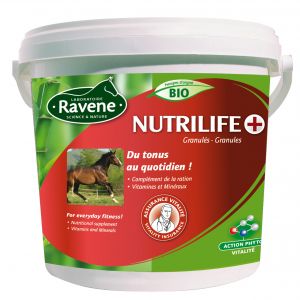 Complément alimentaire équitation cheval et poney NUTRILIFE PLUS - 2,7KG - RAVENE