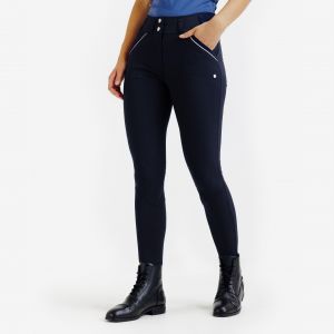 Pantalon équitation ultraléger Femme Bleu - FOUGANZA