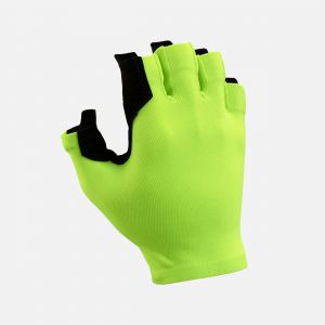 Gants v&eacute;lo route 100 jaune