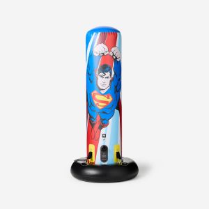 Sac de frappe boxe sur pied gonflable Superman, enfant - DOMYOS