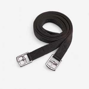 Etrivi&egrave;res &eacute;quitation synth&eacute;tique Enfant - 100 noires